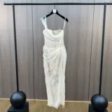 Летний ретро бюстгальтер-топ, вечернее платье, 2025 года, изысканный стиль