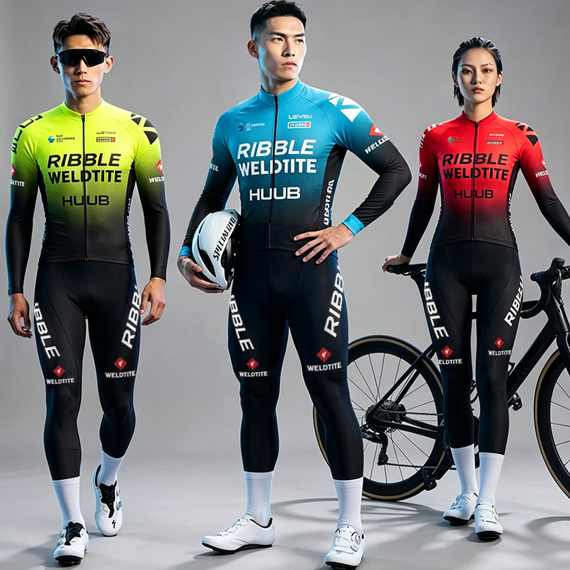 Huub German Cycling Jersey Long-Sleeve Set for Men, Spring and Autumn Thin Breathable Bicycle Road Team Clothing Cycling Gear Huub German Cycling Jersey Long-Sleeve Set for Men, Spring and Autumn Thin Breathable Bicycle Road Team Clothing Cycling Gear