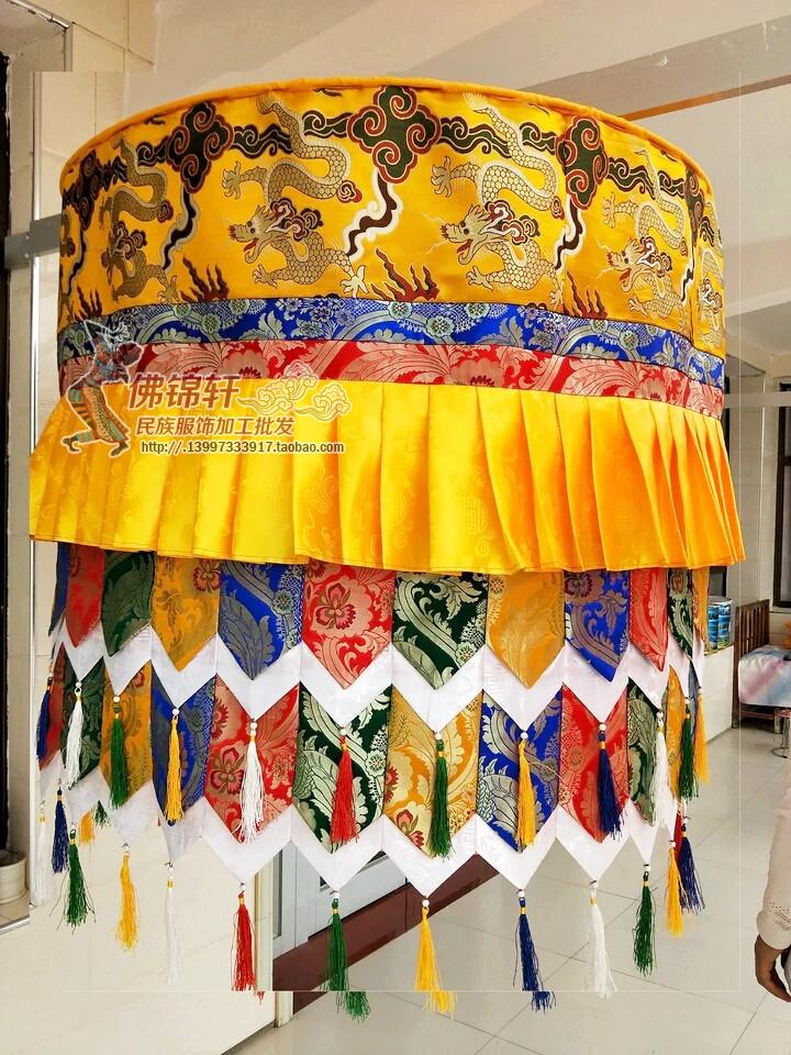 Buddha's cover son Buddha Hall decoration Buddha Top cover son Buddhism Grand White Umbrella Gay Temple Buddhist Hall Supplies Price Meeting