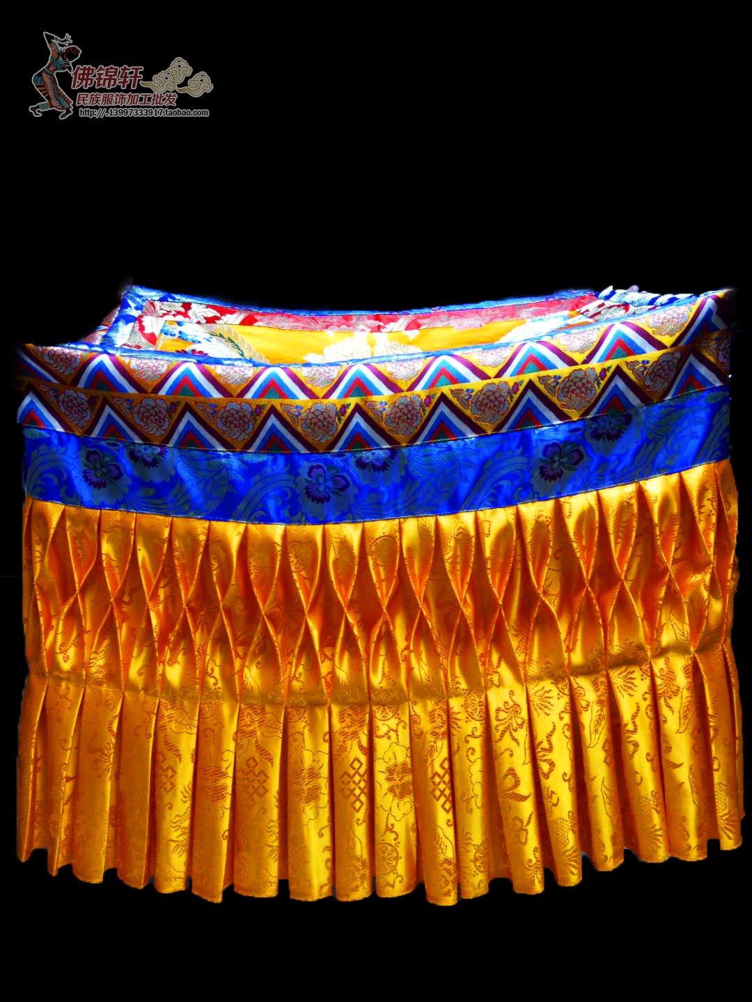 Tibetan Buddhist Hall Mantle Table Sleeve of Self-production Direct Order to make Beautiful Solemn Ornaments of the High-end Users of the Monastery