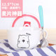hộp cơm hâm nóng lock and lock Raccoon Ceramic Noodle Noodle Instant Oatmeal Cup có nắp lớn Nhật Bản Hàn Quốc Cup Noodle Cup Lò vi sóng Hộp cơm trưa Sinh viên Bento - Hộp cơm điện sưởi ấm hộp cơm cắm điện lock and lock