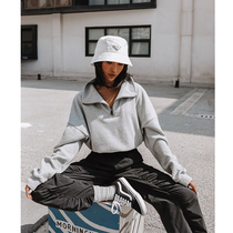 ARIALEISURE winter thick high neck long sleeve sweater womens sports T-shirt fitness top running pullover