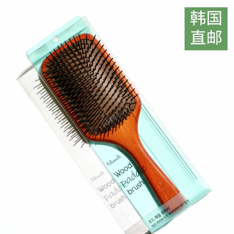 South Korean fillimilli wooden handle air comb