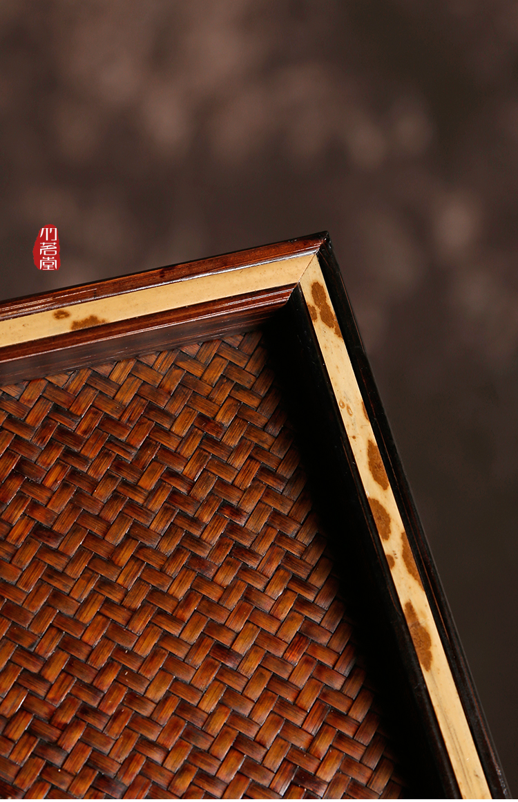 Vintage mat khô bọt bàn trà khay khay trà tre khay trà mat hộ gia đình Nhật Bản nồi nồi Zen set - Trà sứ bộ ấm trà đạo