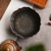 Nước rửa chén bằng gốm hoa sen Đồ dùng gia đình bằng đá rửa chén đặt bộ trà trà phụ kiện nước Trà Jianshui xỉ đá thô lớn - Trà sứ