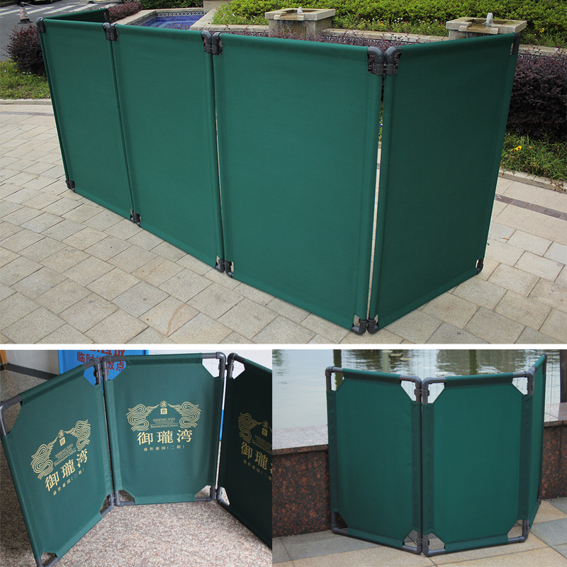 Emerald Classic Version of Property Fence, Hotel Club Property Fabric Fence, Foldableable, Light-Blocking and Waterproof