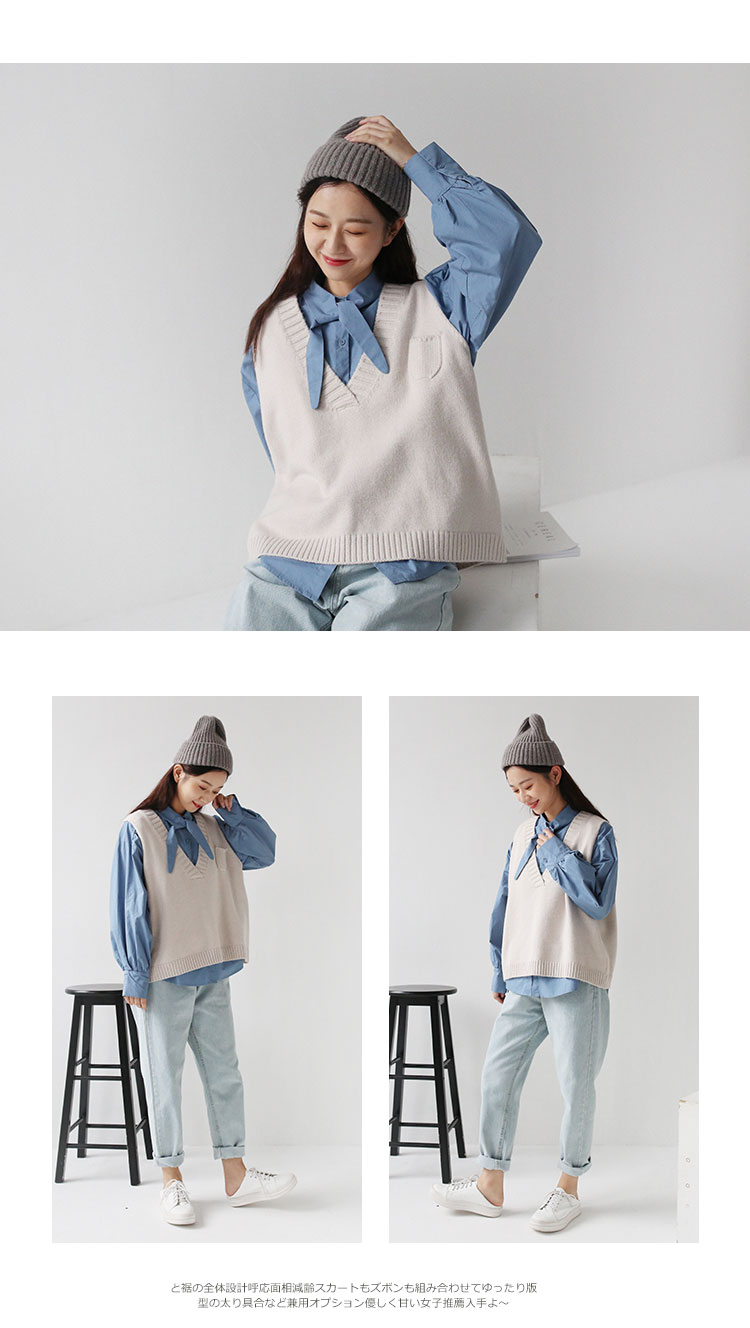 Miki socola / retro port gió áo len cổ chữ V áo len áo thun vest nữ áo len nữ mùa thu mới 2018 cardigan len
