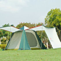 Multi-person automatic tent aluminum pole tent double tent car tent quick open tent free tent camping tent