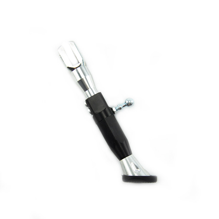 Motorcycle modification accessories aluminum alloy adjustable side tripod scooter electric vehicle universal unilateral foot support bracket
