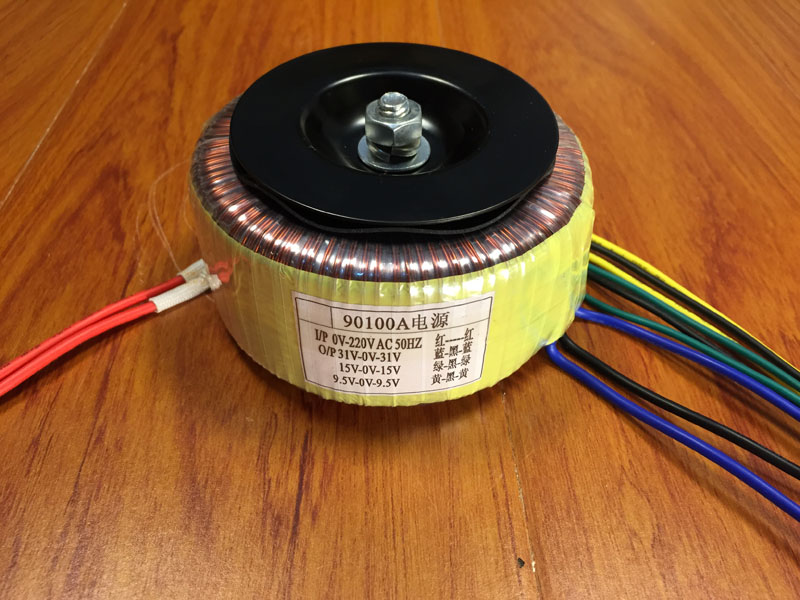 90100A 100W Toroidal Transformer Dual 31V 1 6A 15V 9 5V 0 8A