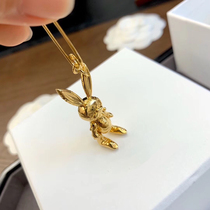 Benie customize the European and American atmosphere holiday cute Balloon Rabbit Single Do Nt Pin Earrings Earrings 2020 New Earrings