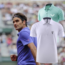 White Federer tennis short-sleeved sports thin Nadal quick-drying t-shirt Xiaode POLO shirt top mens clothing