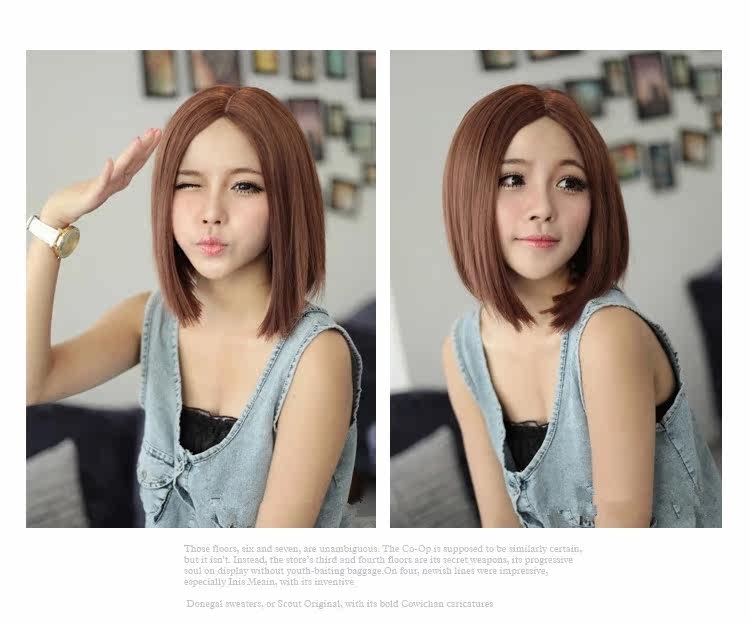 Perruque OTHER   cheveux raides Court - Ref 2613029 Image 10