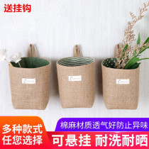 Suspended Door Rear Cashier Bag Hung Bag Wall Hanging God Instrumental Hanging Pocket Bag Socks Wardrobe Student Dorm Room Storage Bag