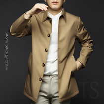 Spring Autumn Season Mens Business Casual High-end Wind Clothing With a Gentleman Jacket 2022 Spring Dress Blouse Jacket Menswear Boom