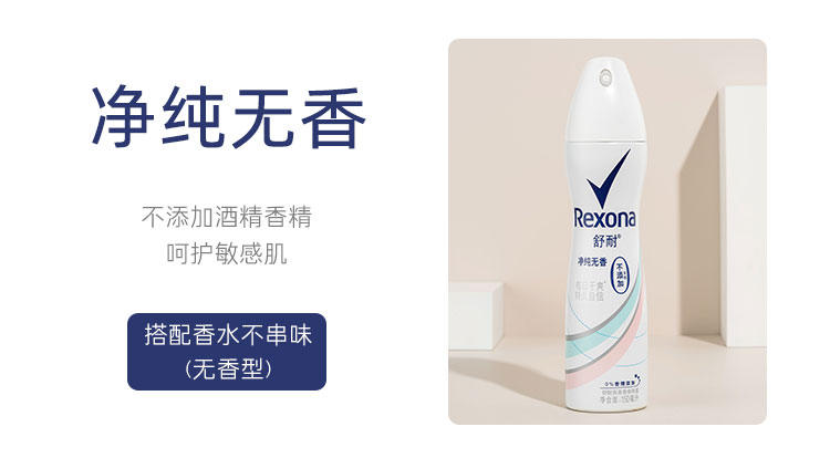 Rexona香水乾爽身體走珠止汗噴霧