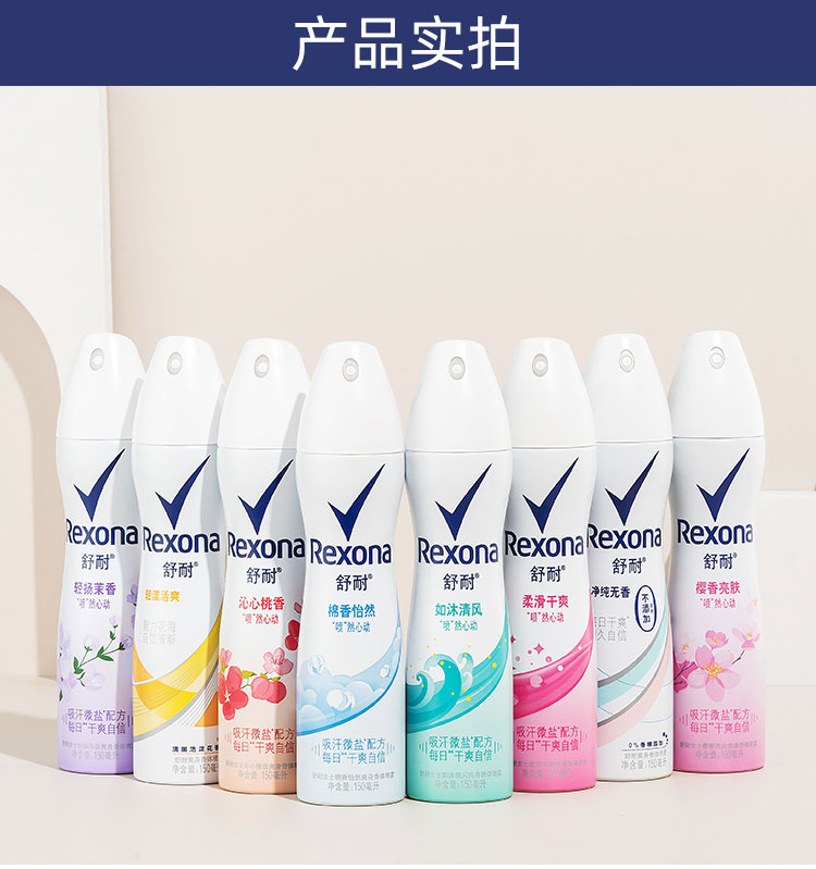 Rexona香水乾爽身體走珠止汗噴霧