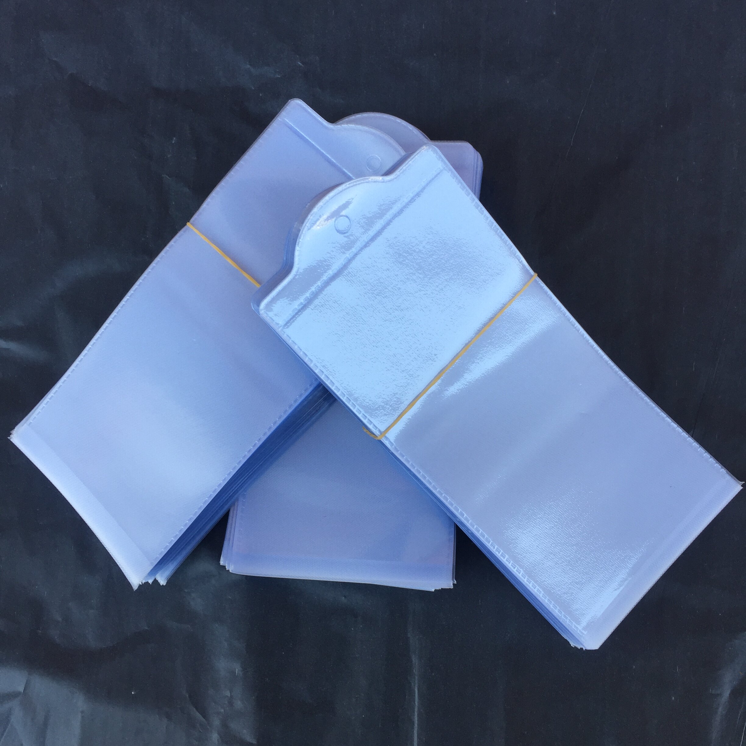 Belt hanging packaging bag belt buckle head single hole plastic bag PVC bag 75*17cm a bundle of 100 pieces 5 5 yuan