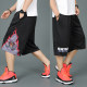 100-350 catties fats shorts thin basketball pants plus fat plus size sports mid-pants men's six-point large pants