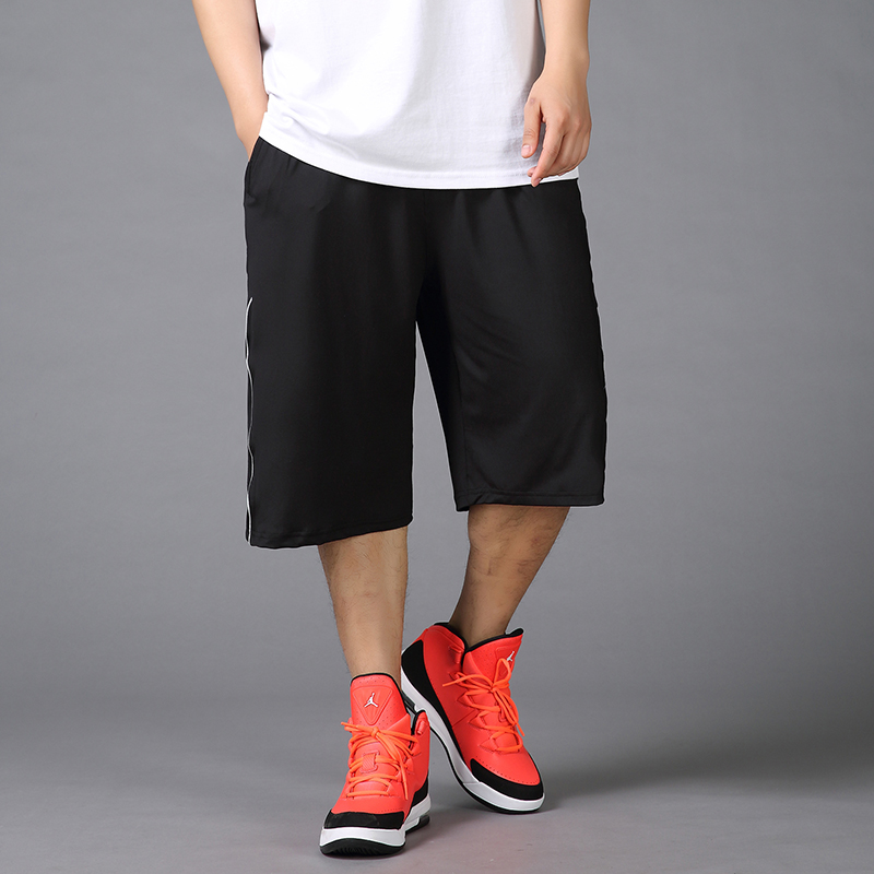 Mùa hè mới quần bóng rổ quần short nam thể thao cắt quần XL phần mỏng thoáng khí quần giản dị túi dây kéo quần kaki