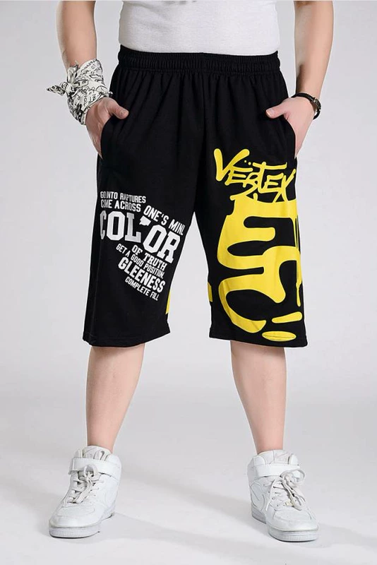 Mùa hè XL quần short nam sáu quần nam thể thao quần lỏng giản dị quần nam hip hop quần quần thủy triều