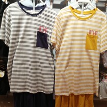 21 Spring and Summer New Life Home Cotton Short Sleeve Shorts City Feng Shang Mens Pajamas FH12H6