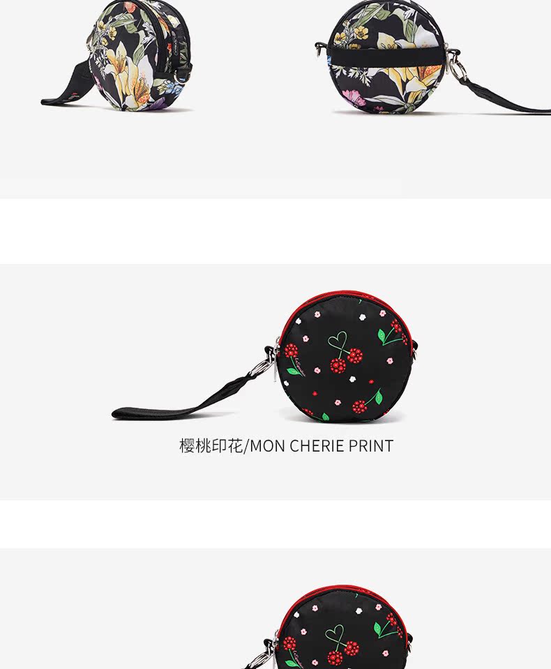 LeSportsac nhạc thơ 19 thời trang mới in ví tiền nhỏ gọn in túi nhỏ ly hợp 2727 - Ví tiền ví gucci nam