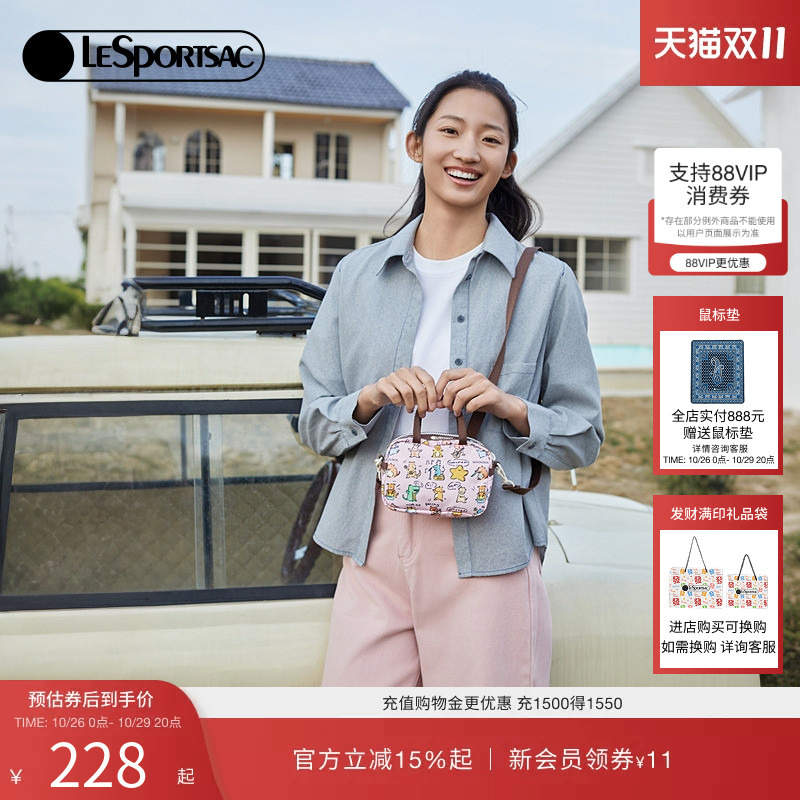 Lesportsac New Style Cartoon Print Handbag Cute Crossbody Bag for Women