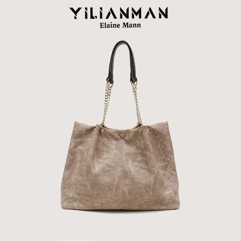 ELENMAN Women's Bag 2026 New Arrival Niche Designer High-End Texture Commuter Tote Shoulder Underarm Handbag - Thumbnail 2
