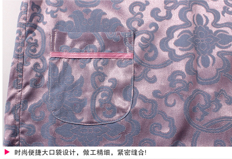 Банный халат 艾灸服后开衣服男女按摩服背开刮痧火疗服拔罐针灸理疗服足疗美容