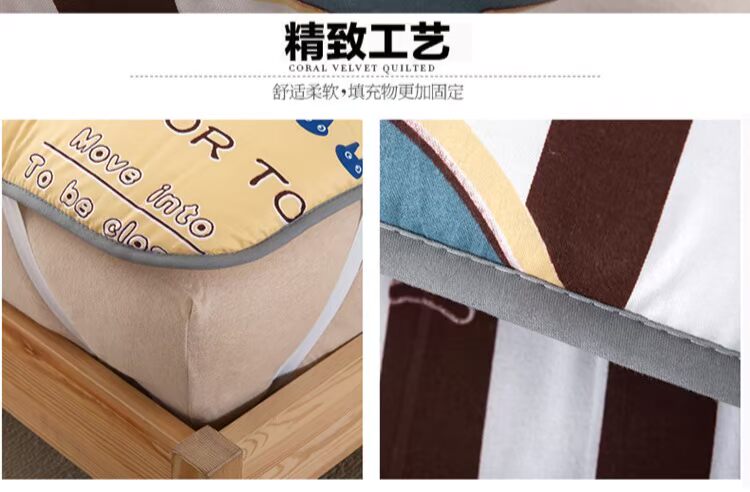 1.8m 1.5 ra khỏi giường nệm pad dày giường xốp 0,9 m ký túc xá học sinh trung học 1.2m đơn tatami - Nệm nệm gấp 1m6