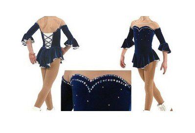 Ice Spirit Skating Suit Figure Skating skating training to serve children in ice skating BZLHY004