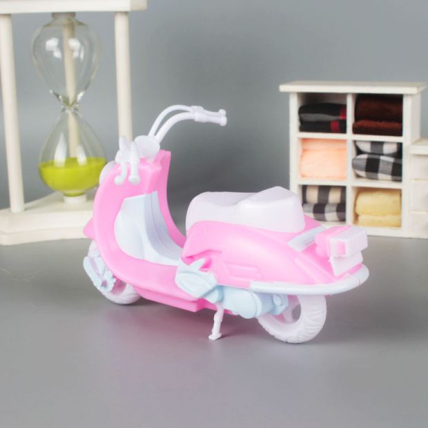 Barbie búp bê đồ chơi mô phỏng phụ kiện xe máy nóng đau công chúa đồ chơi bộ búp bê cho bé gái