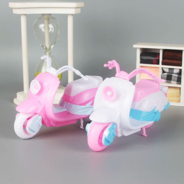 Barbie búp bê đồ chơi mô phỏng phụ kiện xe máy nóng đau công chúa đồ chơi bộ búp bê cho bé gái