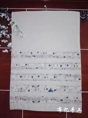 Kindergarten morning check bag card three-color card receiving card storage bag three-color card morning check card cotton sack bag