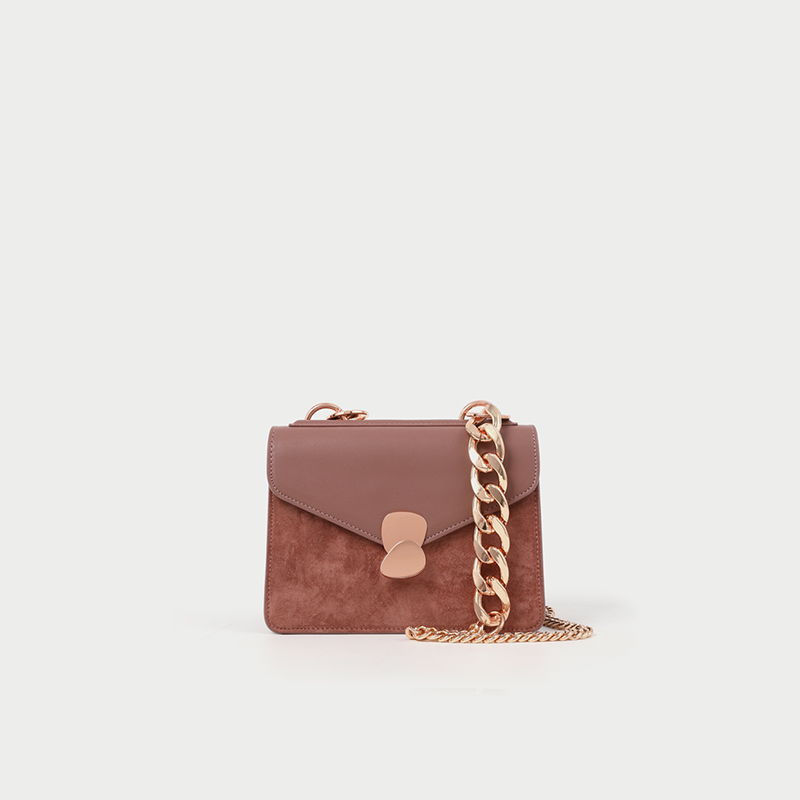 Carun Klavn small square bag women's small CK3-20181030 chain fashion commuter contrast shoulder messenger bag