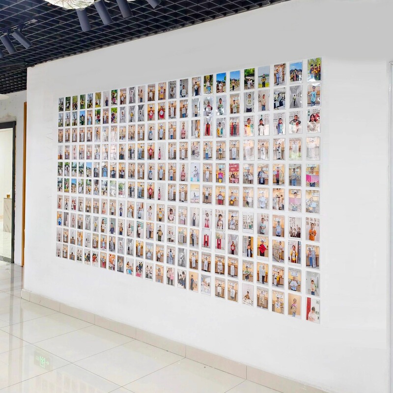 School Dance Classroom Photo Wall, Smiley Face Wall, Educational Institution Photo Wall, 6inch Acrylic Display Wall, Includes Cleaning