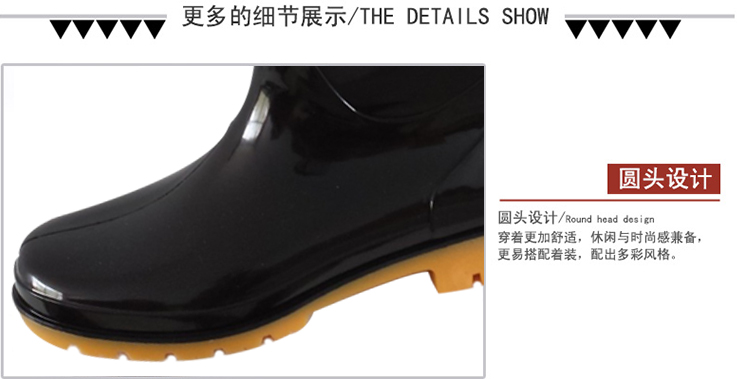 Chaussures - bottes caoutchouc homme pour hiver - semelle tendon - Ref 963376 Image 8