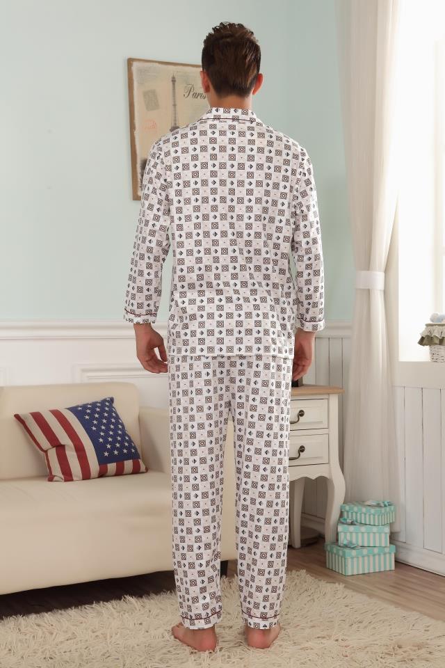 Pyjama pour homme en Coton à manche courte - Ref 3002968 Image 75