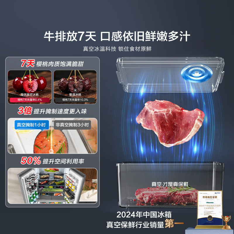 海信BCD-500WNK1DPV冰箱图片