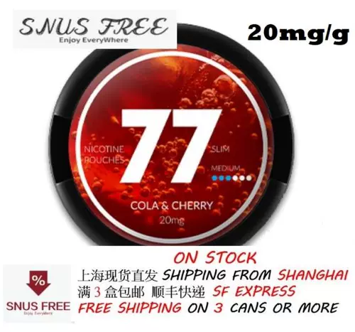Швеция, 77 Cola & Cherry Slim All White Cherry Cola