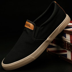 ເກີບຜູ້ຊາຍ 2024 ໃຫມ່ Spring Trendy Shoes Men's Canvas Shoes Old Beijing Casual Versatile Slip-on Spring and Autumn Sneakers