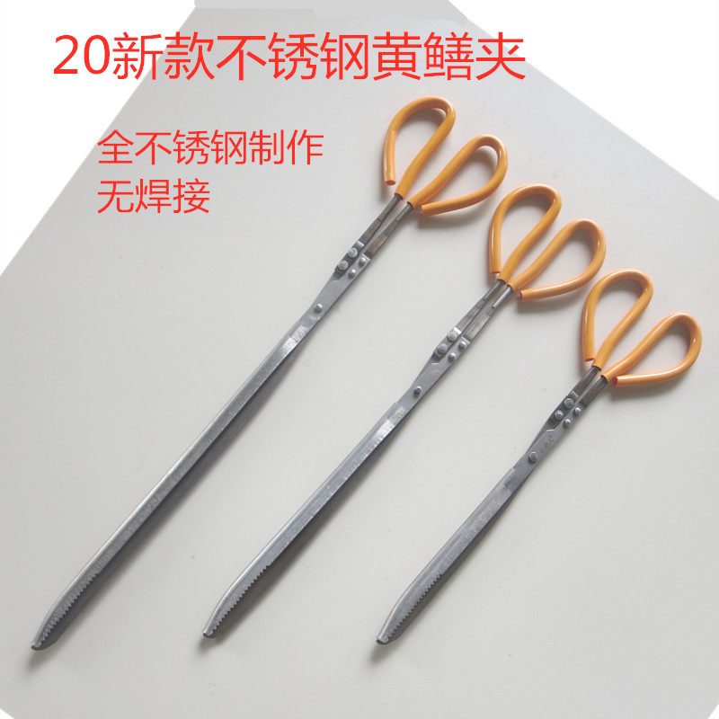 Huang Cai Clamp Old Hunter Stainless Steel Clamp Clamp Huang Huang Lin Lin Fish Clamp Fish and Huang Cast Crab Catching Sea Tool