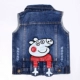 2019 áo vest mới cho trẻ em denim vest mùa xuân và mùa thu nam nữ áo vest trẻ em quần áo trẻ em áo thủy triều - Áo ghi lê