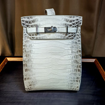 New himalayan white nile crocodile crocodile skin men's bag classic chest bag shoulder bag fashion sports leisure backpack