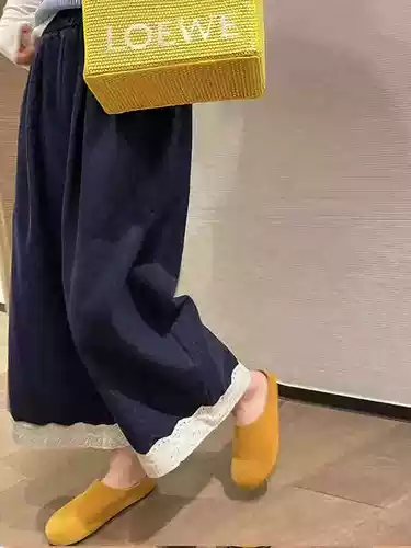 Летние детские джинсы, кружевные штаны