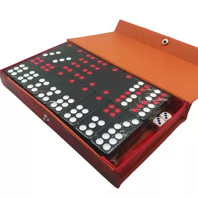 Tengjing Domino Land Brand Home Adult 32 Solid Thickened Dental Card Push Nine Large Row Nine Bone Row Day Jiu