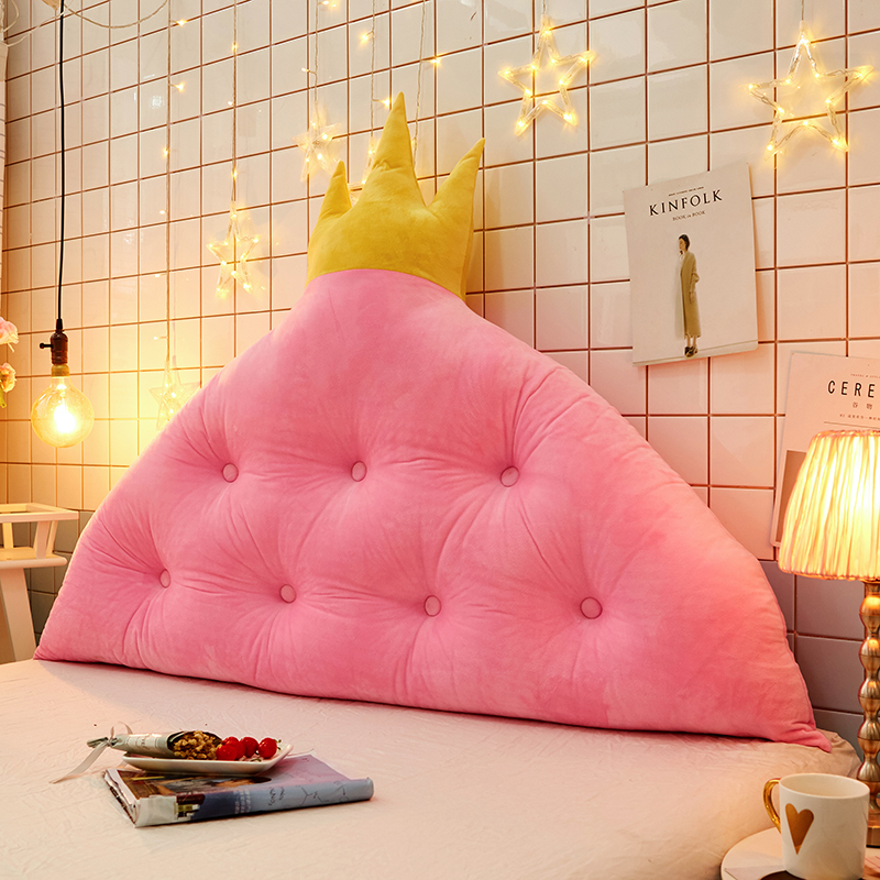 Vương miện loạt lớn trở lại giường mềm mại nệm mềm sofa đệm phim hoạt hình dễ thương gối Nhật Bản gối gối văn phòng 2 trong 1