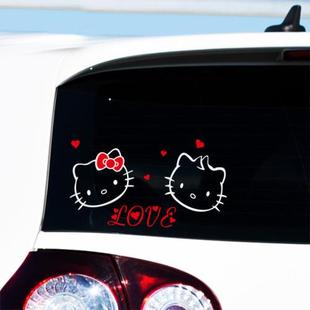 kitty汽车贴纸