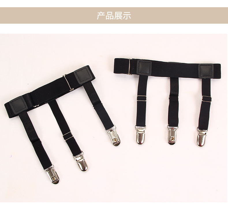 Unisex chính thức mặc trắng cổ áo phù hợp với áo sơ mi clip áo chống nhăn non-slip shirt clip vòng đùi garter belt